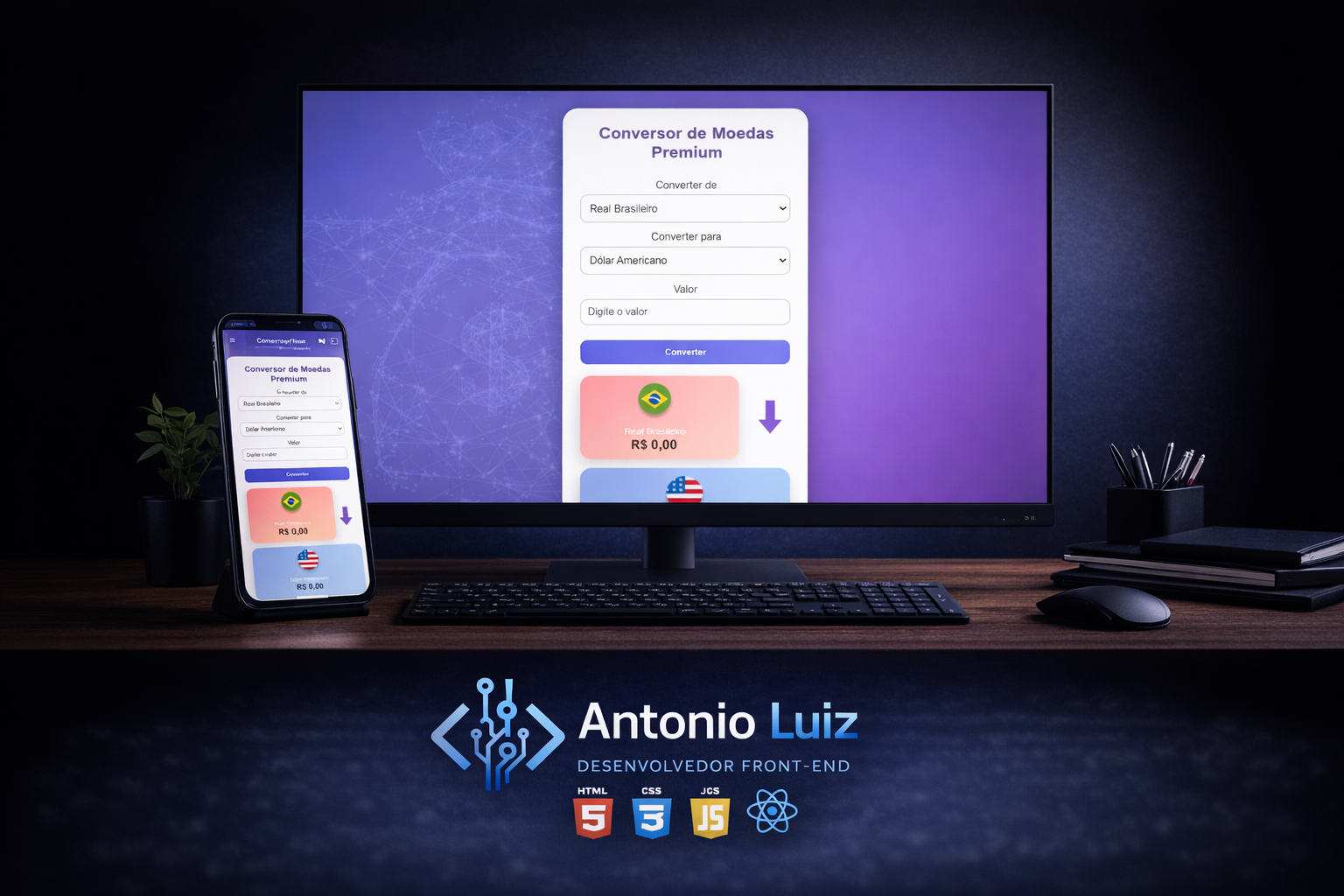 Projeto Conversor de Moedas